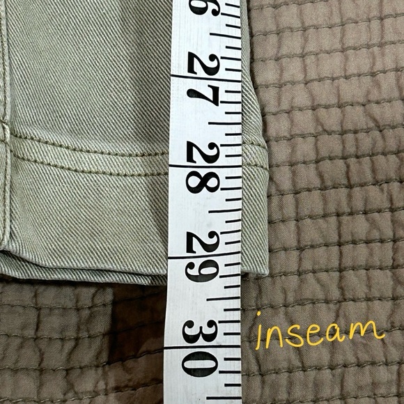 SPANX STRETCH TWILL STRAIGHT LEG PANT OLIVE GREEN MEDIUM - Picture 10 of 12